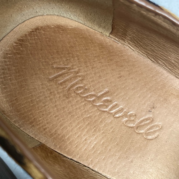 Madewell Animal Print Fur Loafer Shoes Size 6 - Picture 9 of 17